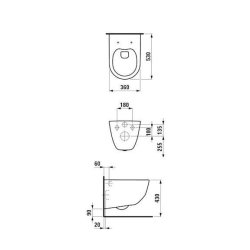  Laufen Pro WC skl og sde