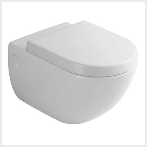 Villeroy &amp; Boch Subway væghængt toilet med CeramicPlus. Hvid