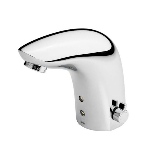 Oras Electra berøringsfri håndvaskarmatur med Bluetooth og temperaturgreb, 6V. Krom