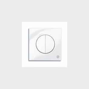 Gustavsberg Triomont XS trykplade, hvid