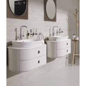 GROHE Essence New L-size h�ndvaskarmatur med bundventil krom