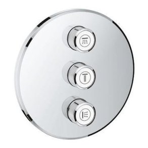 GROHE Grohtherm SmartControl indbygningsoverdel med 3 funktioner, krom