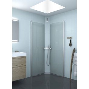  Dansani Match Halvrund Brusedr H:200*79-81 cm klar