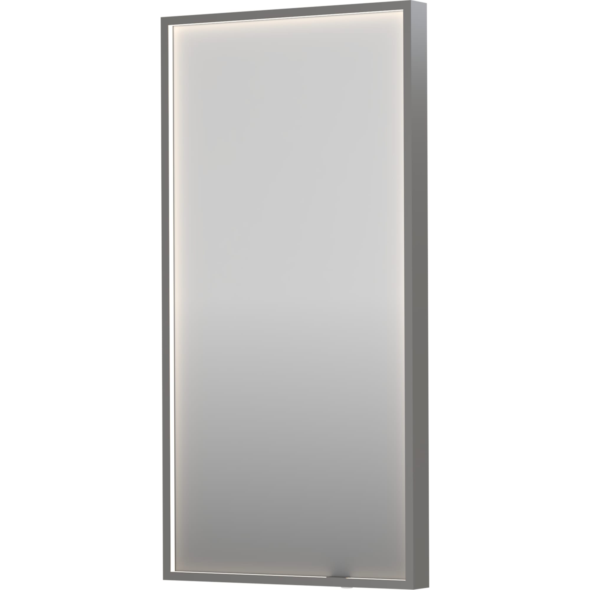 Sanibell INK SP19 LED spejl 40x80 børstet rustfri stål aluramme