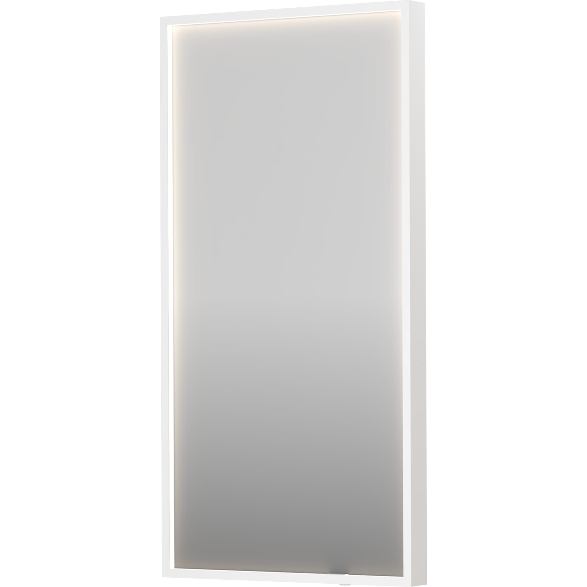 Sanibell INK SP19 LED spejl 40x80cm på mathvid aluramme