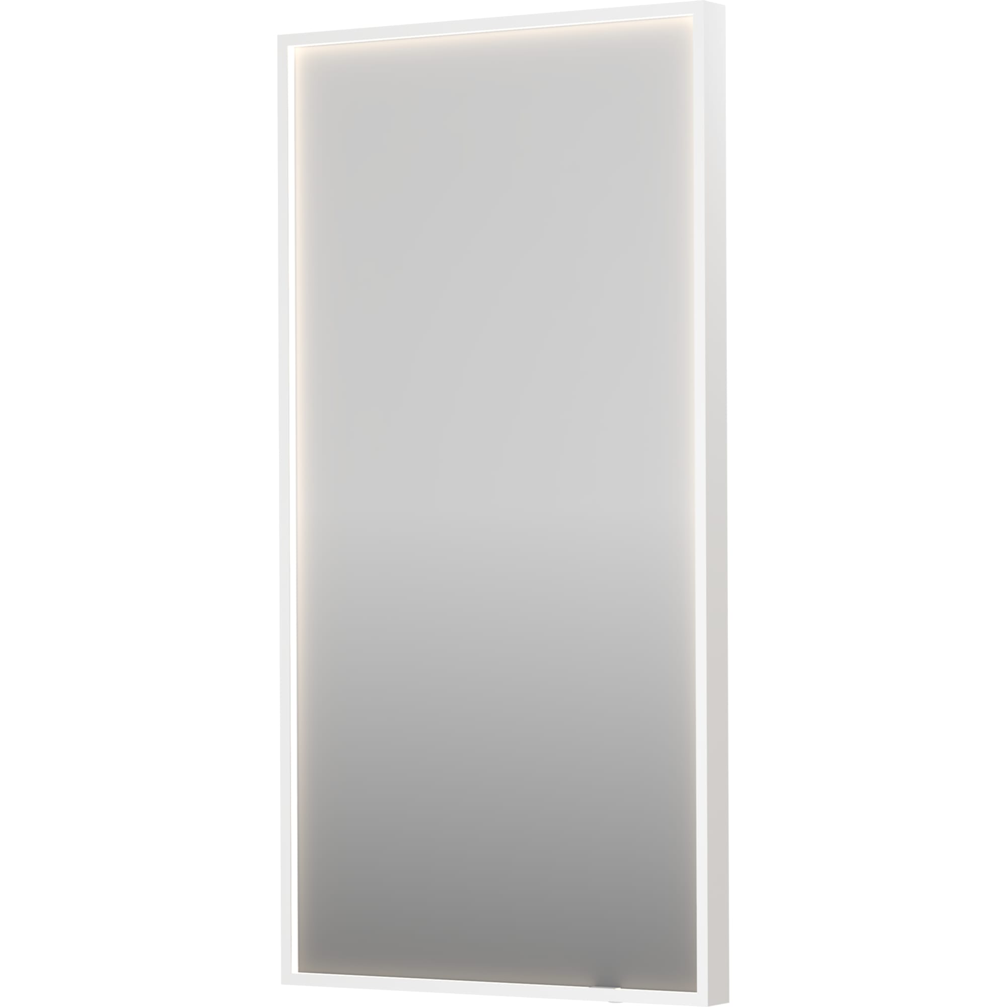 Sanibell INK SP19 LED spejl 50x100cm på mathvid aluramme