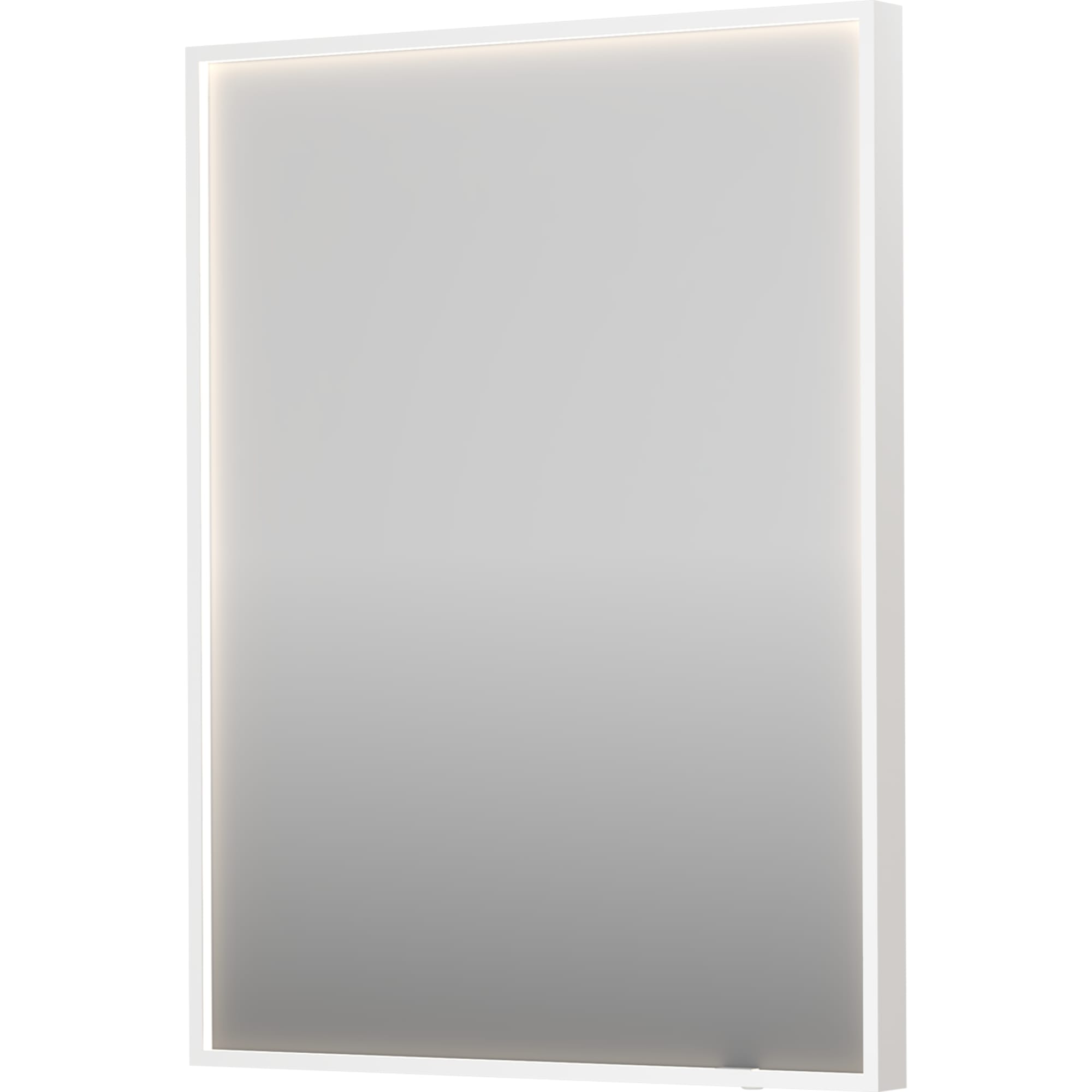 Sanibell INK SP19 LED spejl 60x80cm på mathvid aluramme