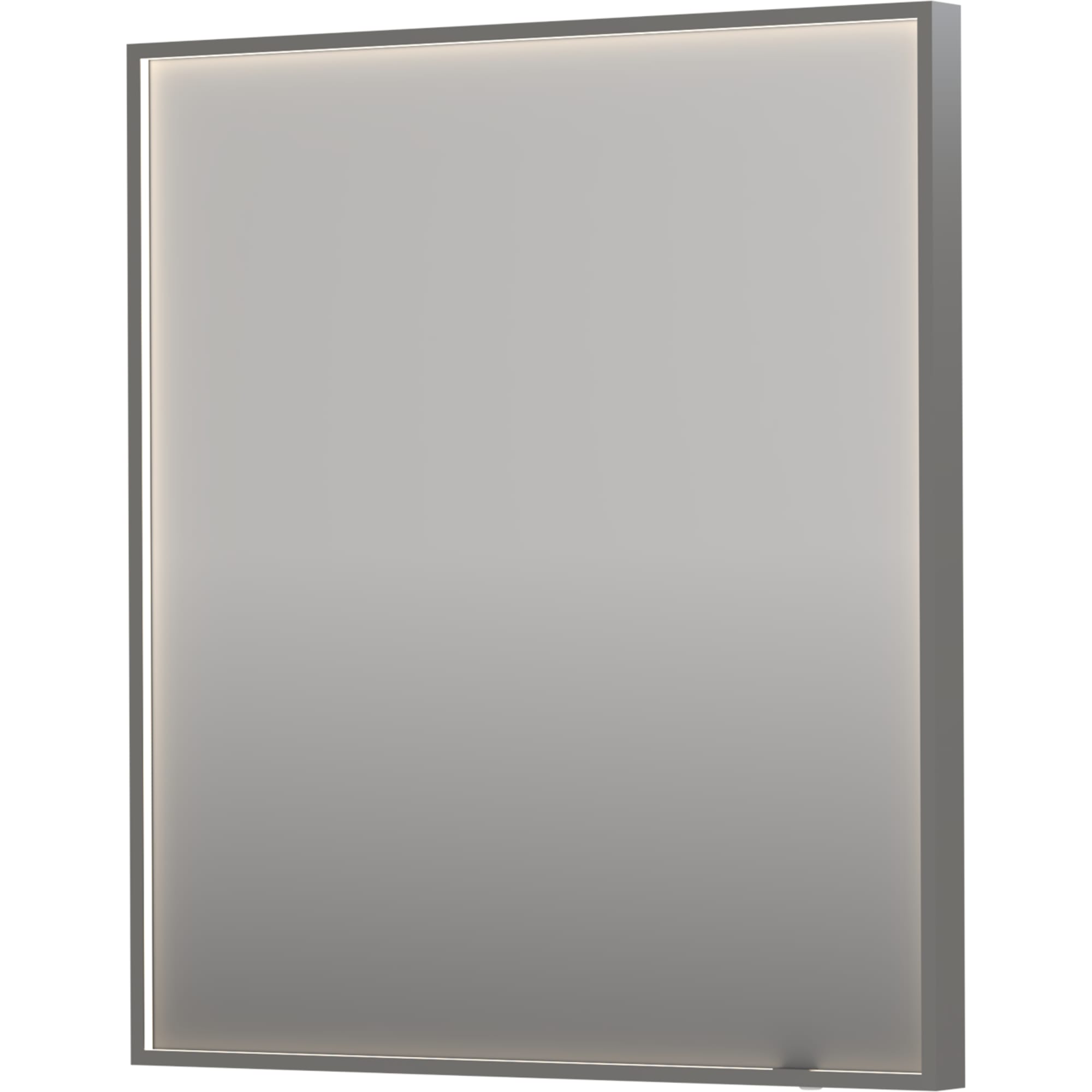 Sanibell INK SP19 LED spejl 70x80 børstet rustfri stål aluramme