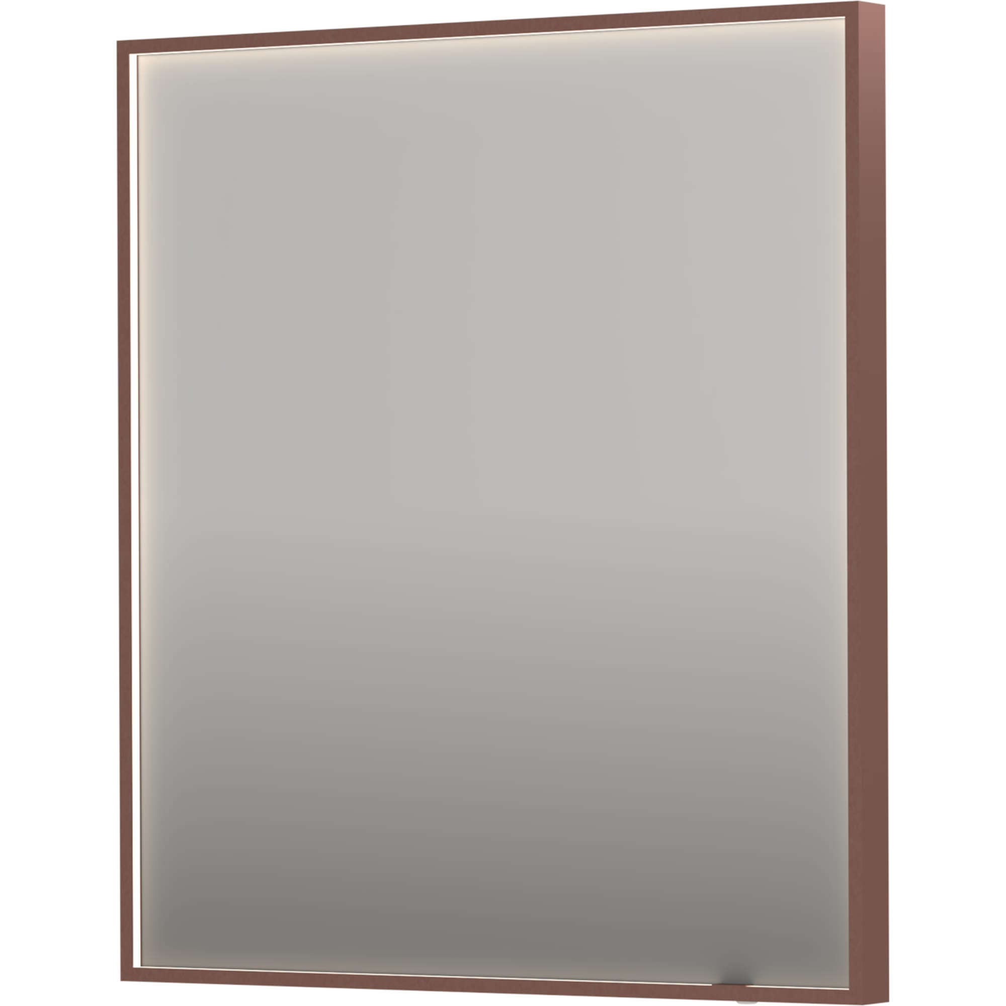 Sanibell INK SP19 LED spejl 70x80cm på børstet kobber aluramme