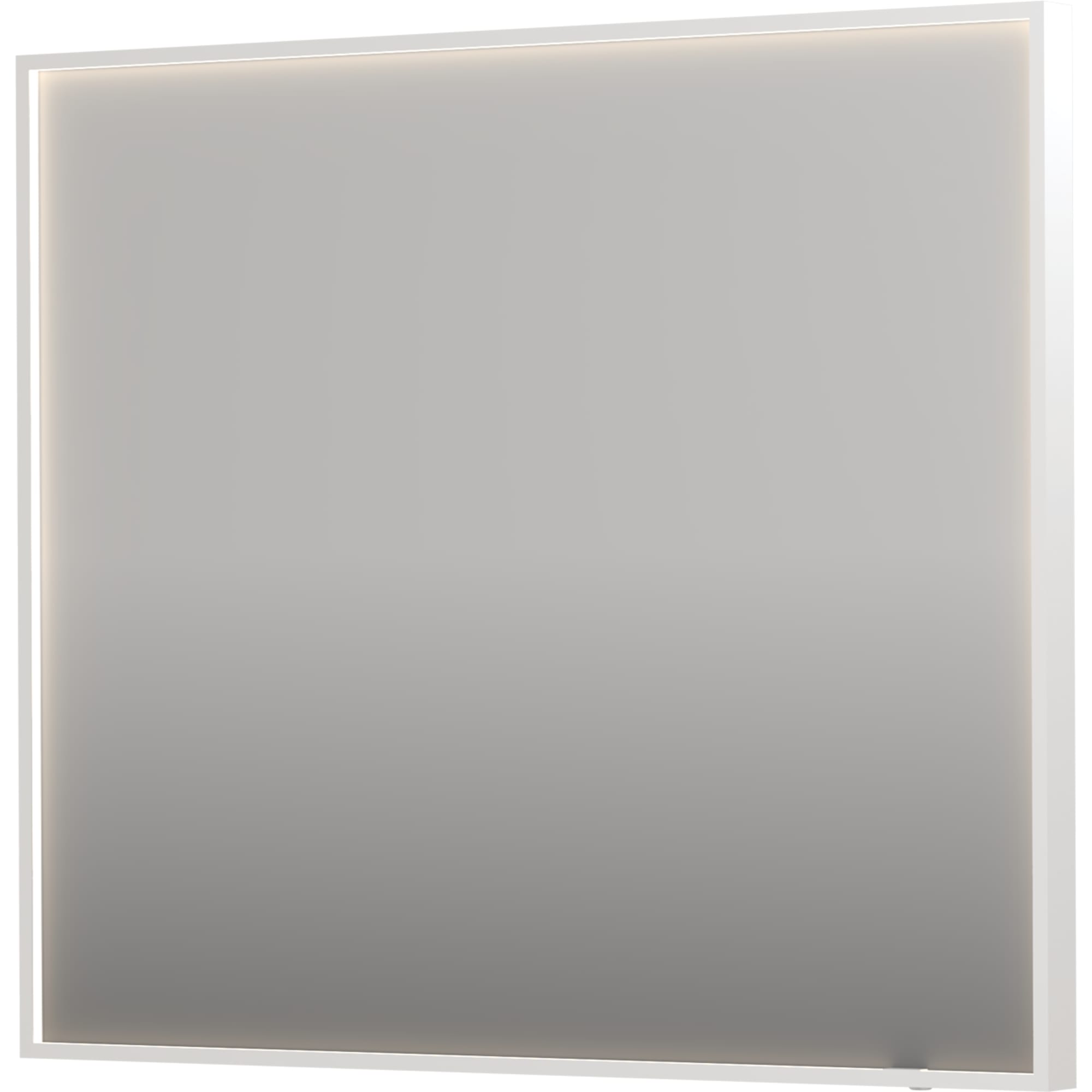 Sanibell INK SP19 LED spejl 90x80cm på mathvid aluramme