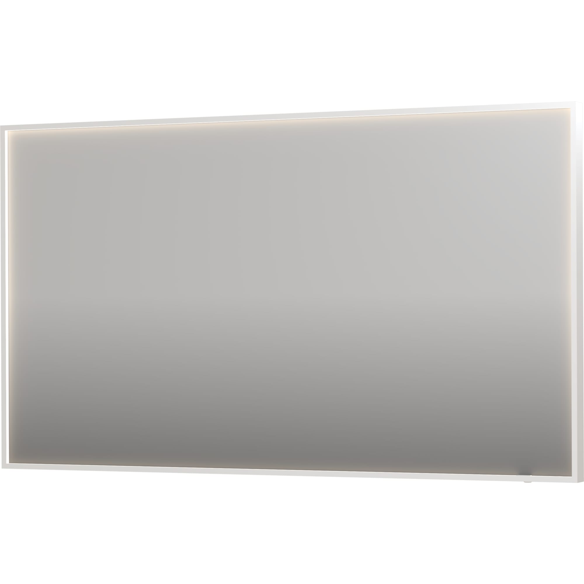 Sanibell INK SP19 LED spejl 140x80cm på mathvid aluramme