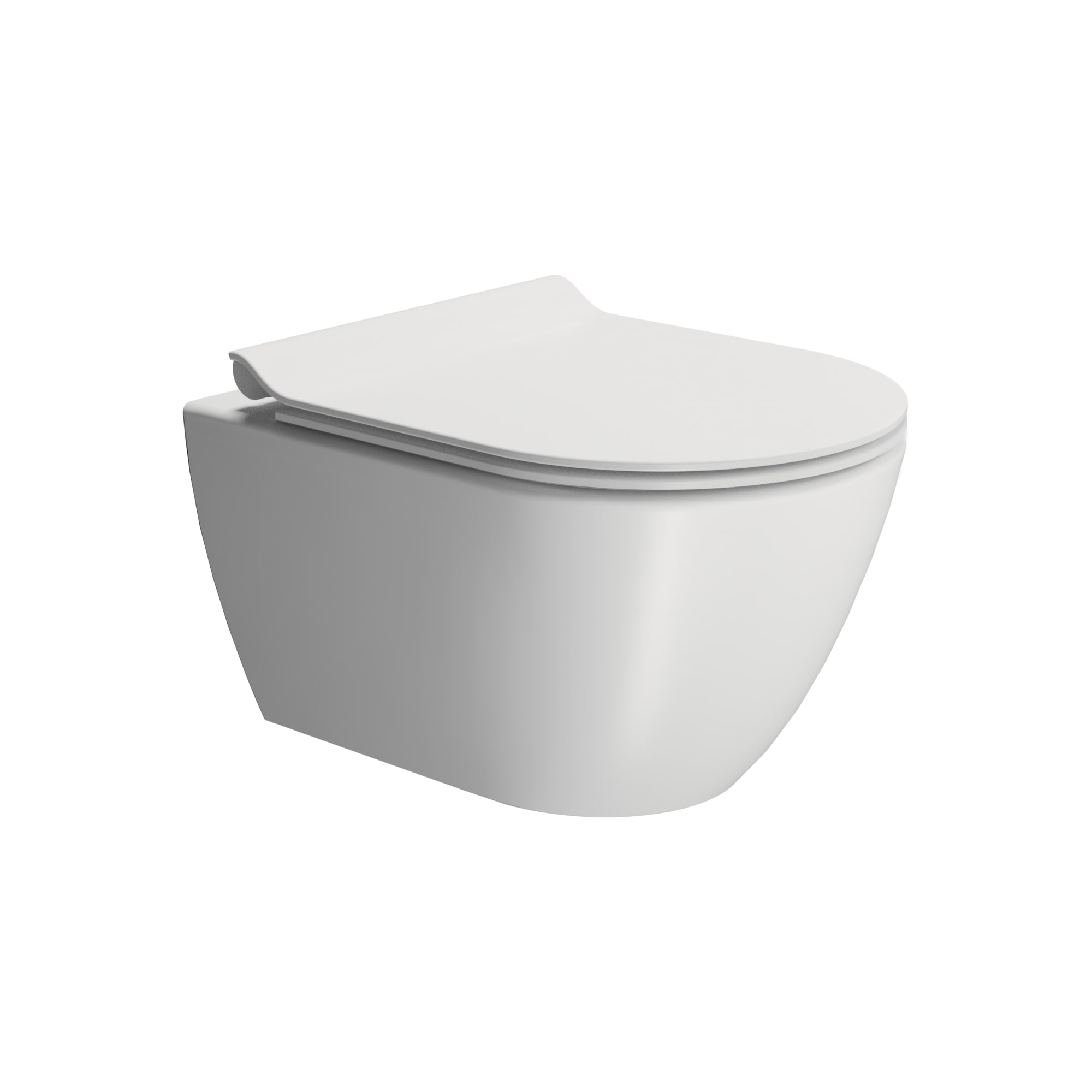GSI Pura mathvid væghængt toilet 50x36cm med Swirlflush