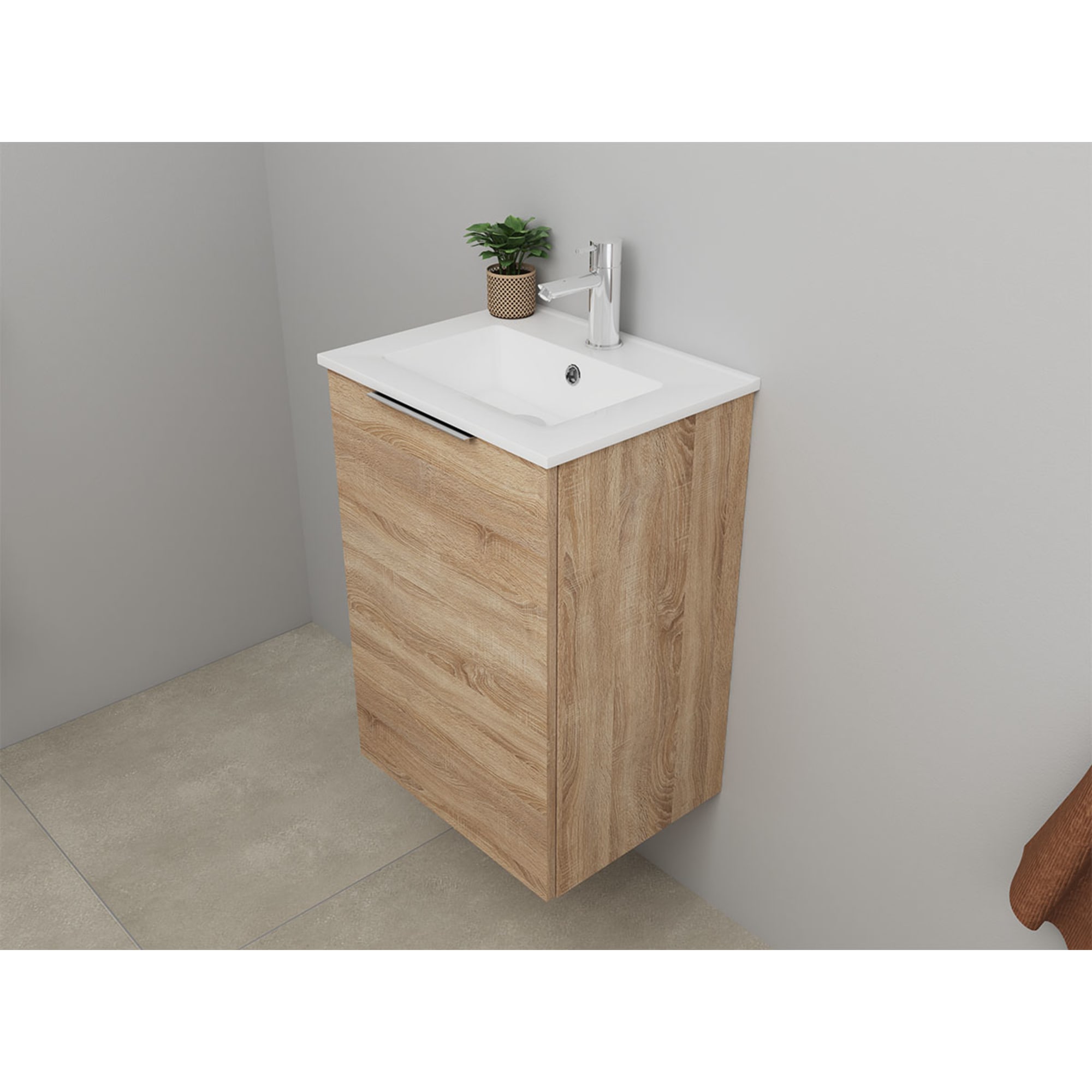 Sanibell Online møbelsæt 46x36cm bardolino eg med 1 låge