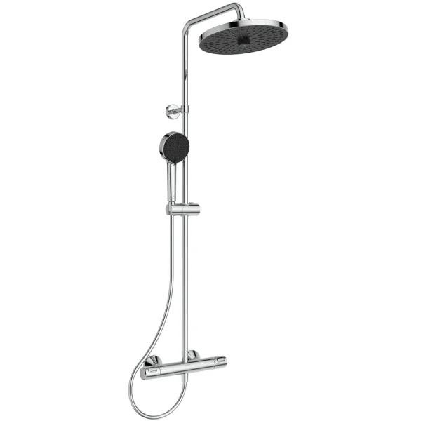 Ideal Standard Ceratherm T25+ Brusesystem 2-funktion Ø260/100 krom