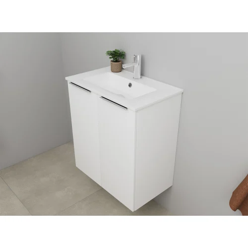 Sanibell Online møbelsæt 61x36cm mathvid med 2 låger