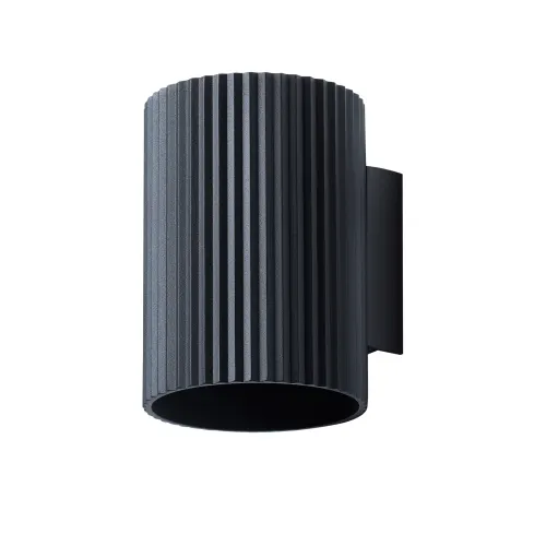 Loevschall Sekvens væglampe med up and down lights i matsort