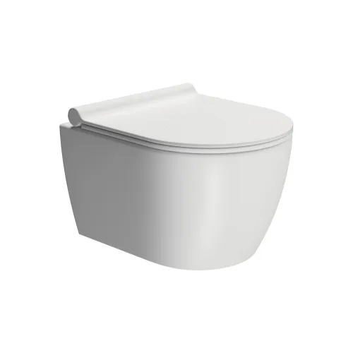 GSI Pura mathvid kompakt vægtoilet 46x35cm med swirlflush skyl