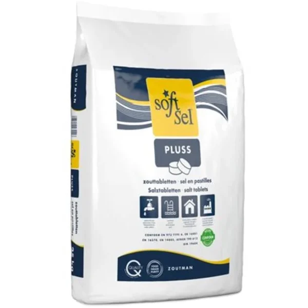 Salt til blødgøringsanlæg, 25 kg i pose